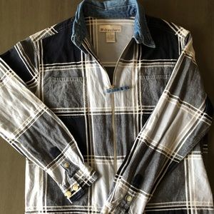 Vintage Dressbarn Denim/Plaid Jacket